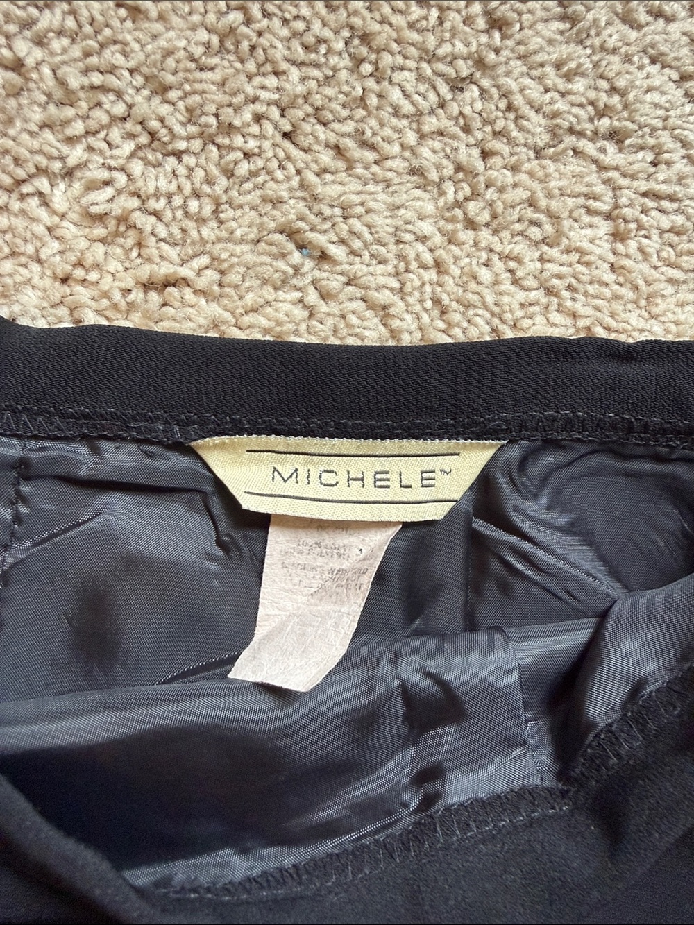 Michele Two-Pack Pencil Skirts in Black and Camel - Picture 2 of 8